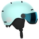 Salomon Casque visière Orka Visor Bleached Aqua Flash Blue Présentation