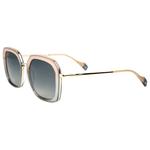 Binocle Eyewear Lunettes de soleil Diana Shiny Gold Gradient Brown Grey Gradient Grey Polarized Présentation