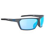AZR Lunettes de soleil Fight Anthracite Mate Multicouche Bleu Présentation