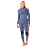 Rip Curl Combinaison Intégrale Womens E-Bomb Zip Free 3/2 Grey Blue Présentation