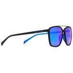 Red Bull Spect Lunettes de soleil Redps Square Matt Black Smoke Blue Mirror Polarized Présentation