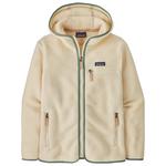 Patagonia Polaire Women's Retro Pile Hoody Natural Ellwood Green Présentation
