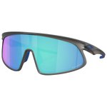Oakley Lunettes de soleil Rslv Matte Grey Smoke Prizm Sapphire Présentation