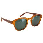 Moken Vision Lunettes de soleil Krafter Mustard Wood Green Cat.3 Polarized Présentation