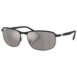 Ray Ban Lunettes de soleil RB3671CH Polished Black Chromance Silver Polar Présentation