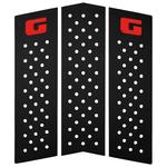 Fcs Pad Surf Modern Heritage Mid Deck Black / Red Présentation