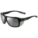 Bollé Lunettes de soleil Pathfinder Matte Black Pine Solace4 Brown Gun Présentation