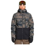 Quiksilver Blouson Ski Mission Printed Block Mountain Spray Cante Présentation