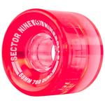 Sector 9 Roues longboard skate 58Mm 78A Offset Nineballs Light red Présentation