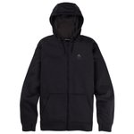Burton Sweat Oak Full Zip True Black Heather Présentation