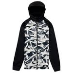 Burton Sweat Crown Weatherproof Full Zip City Streets True Black Présentation