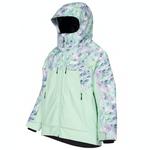 Picture Blouson Ski Exa Textury Print Blurry Water Silt Green Présentation
