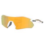 Oakley Lunettes de soleil Radar Plate Polished White Prizm 24k Polarized Présentation