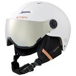 Cairn Casque visière Orbit Visor Mat White Coffee Présentation