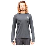 Grajagan Top Manches Longues Upf 50+ Surf Tee LS Just Be Punk Black Présentation