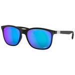 Ray Ban Lunettes de soleil RB4330CH Mat Black Chromance Blue Polar Présentation