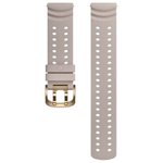 Polar Accessoire Montre Bracelet Silicone 22 mm Greige Gold Présentation