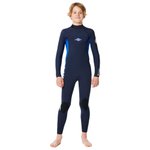 Rip Curl Combinaison Intégrale Dawn Patrol 5/3 Back Zip Navy Présentation