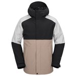 Volcom Blouson Ski Brighton Full Zip Jacket Chestnut Brown Présentation