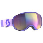 Scott Masque de Ski Faze II Lavender Purple Enhancer Teal Chrome Présentation