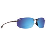 Maui Jim Lunettes de soleil Ho’okipa Reader 2,5 Gris Fumé Translucide Bleu Hawaï MauiBrilliant Présentation