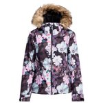 Blouson Ski Roxy Jet Ski True Black Blurry Flower Hiver 2024 Glisse proshop