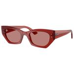 Ray Ban Lunettes de soleil RB4430 Zena Brown Opal Light Brown Présentation