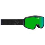 AZR Masque de Ski Track Otg Gris Nuit Vernie Full Vert Multicouche Présentation