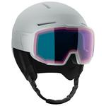 Salomon Casque visière Osmo Pro Ice Flow Photo Sky Blue Présentation
