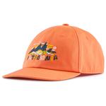 Patagonia Casquettes Kid's Funhoggers Hat Fitz Roy Superbloom Rock Melon Présentation