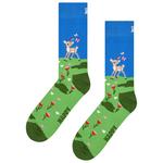Happy Socks Chaussettes Crew Socks Deer Green Présentation