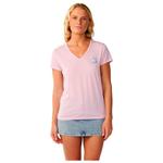 Rip Curl Tee-shirt Seeker Standard V Neck Light Lilac Présentation