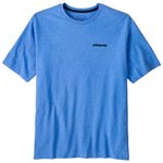 Patagonia Tee-shirt de rando P-6 Logo Responsibili-Tee Abundant Blue Présentation