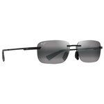 Maui Jim Lunettes de soleil Lanakila Noir Mat Gris Neutral Grey MauiPure Présentation