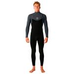 Rip Curl Combinaison Surf Flashbomb Chest Zip 4/3 Charcoal Grey Présentation