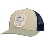 Salty Crew Casquettes Baited Retro Trucker Oil Green Blue Présentation
