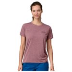 Patagonia Tee-shirt Cap Cool Daily Graphic Strataspire Stormy Mauve X-Dye Présentation