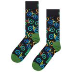 Happy Socks Chaussettes Crew Socks Mountain Bike Black Présentation