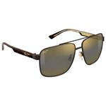 Maui Jim Lunettes de soleil Halawa Chocolate Mat Brown Minerl SuperThin Hcl Bronze Présentation