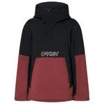 Oakley Blouson Ski W Tnp Tbt Insulated Anorak Blackout Grenache Présentation