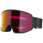 Salomon Masque de Ski Sentry Pro Black Sigma Poppy Red Présentation
