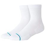 Stance Chaussettes Icon Quarter Socks White Présentation