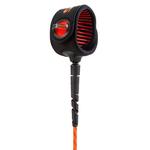 Fcs Leash Surf Freedom Helix Red Black Profil