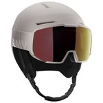 Salomon Casque visière Osmo Pro Grey Violet Sigma Photo Poppy Red Présentation