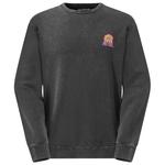 Picture Sweat Karo Crew Black Washed Présentation