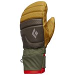 Black Diamond Moufles Progression Mitts Beeswax Walnut Présentation