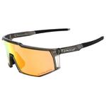 Binocle Eyewear Lunettes de soleil Horizon Shiny Grey Red Fire Mirror Polarized Présentation
