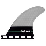 Futures Fins Ailerons Surf Neutral Honeycomb Quad Fin Set Grey Présentation