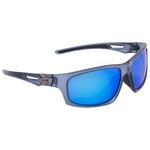 AZR Lunettes de soleil Canyon Crystale Grise Mate Bleu Multicouche Présentation