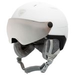 Rossignol Casque visière Fit Visor Impacts Women White Orange Silver Mirror Présentation